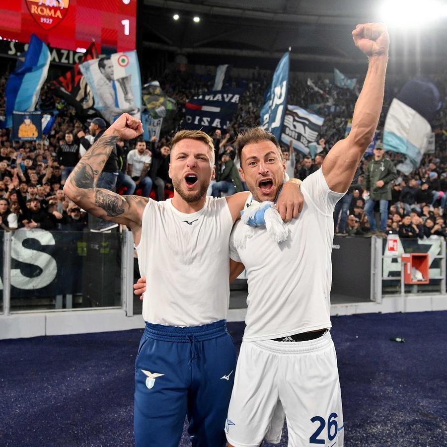 Ștefan Radu, alături de Ciro Immobile în poza derbyului, chiar dacă n-au jucat: „Noi suntem legenda”