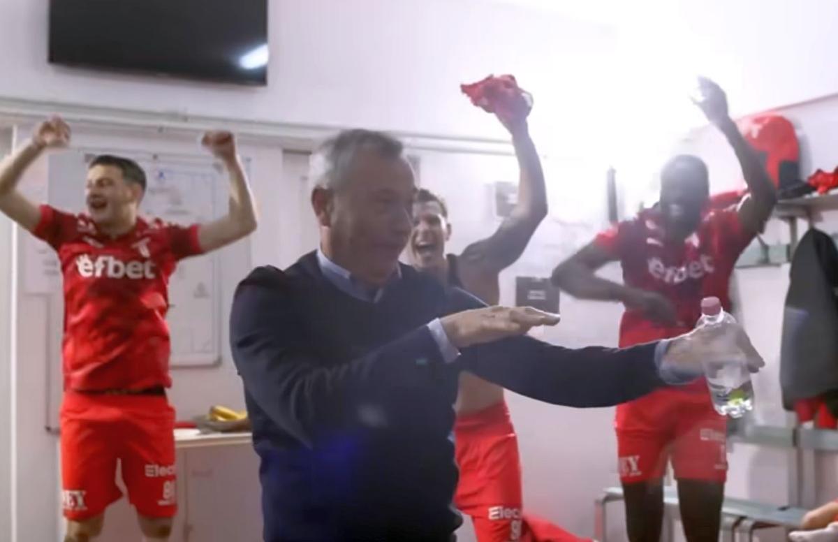 Cum a comentat fostul idol din „Ștefan cel Mare” imaginile cu Rednic dansând de bucurie că a bătut-o pe Dinamo