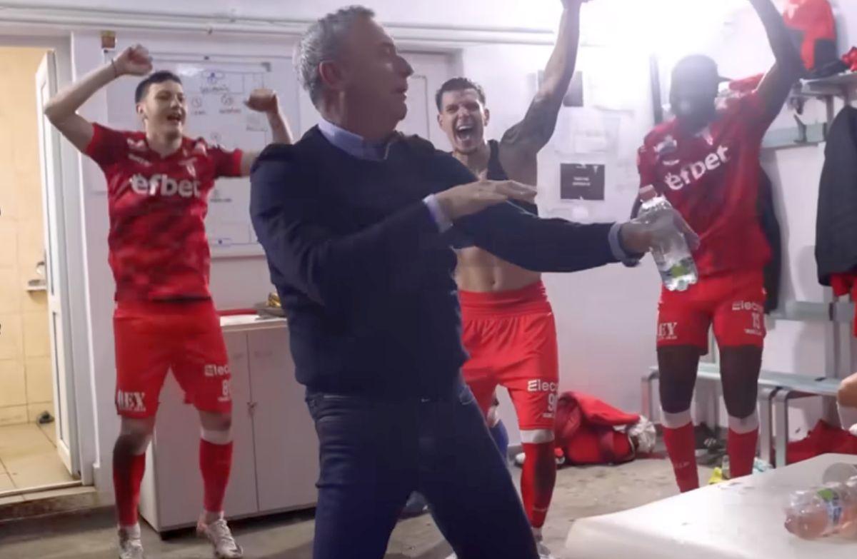 Cum a comentat fostul idol din „Ștefan cel Mare” imaginile cu Rednic dansând de bucurie că a bătut-o pe Dinamo