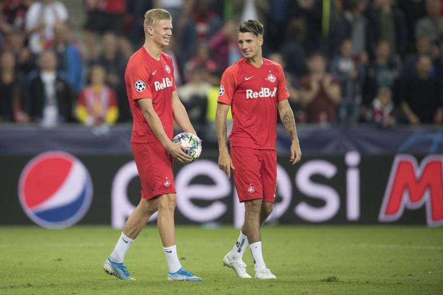 Erling Haaland și Dominik Szoboszlai, pe vremea când erau coechipieri la Salzburg (foto: Guliver/Getty Images) Dominik Szoboszlai nu-l înțelege pe Erling Haaland: „Tipul e un pic bolnav”