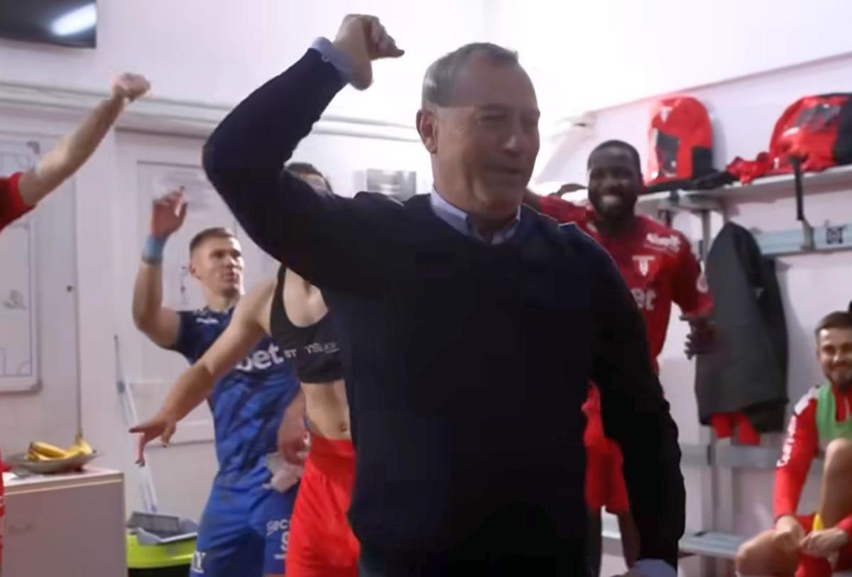 Cum a comentat fostul idol din „Ștefan cel Mare” imaginile cu Rednic dansând de bucurie că a bătut-o pe Dinamo