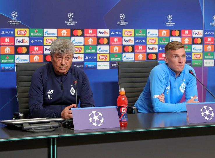 Mircea Lucescu și Serhiy Sydorchuk, la Dinamo Kiev Foto: Imago