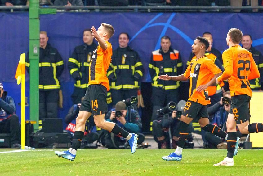 Danylo Sikan i-a dat gol Barcelonei și a celebrat în stilul lui Bellingham / Sursă foto: Imago Images