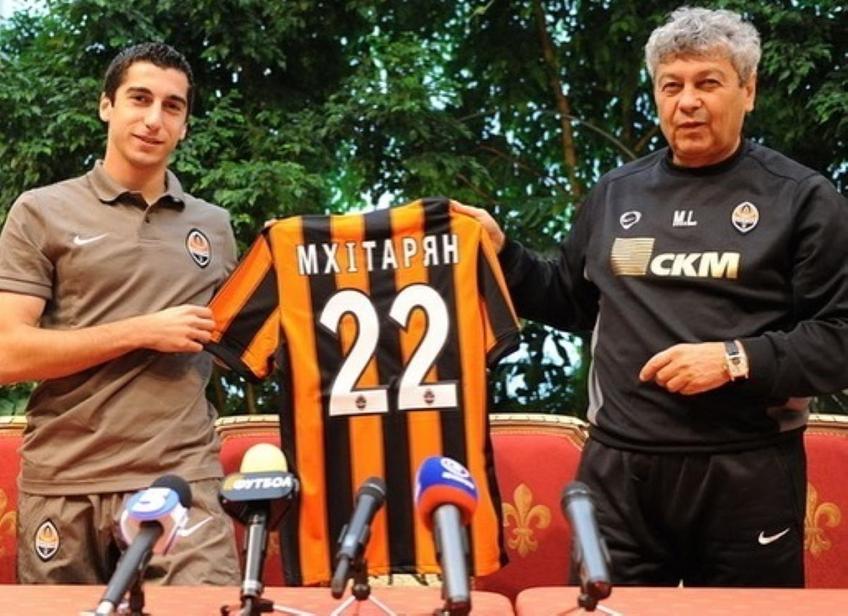 Mircea Lucescu și Henrikh Mkhitaryan, în 2010, la Shakhtar Foto: Instagram