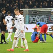 Florin Tănase, accidentat în FCSB - Midtjylland/ FOTO Ionuț Iordache (GSP)