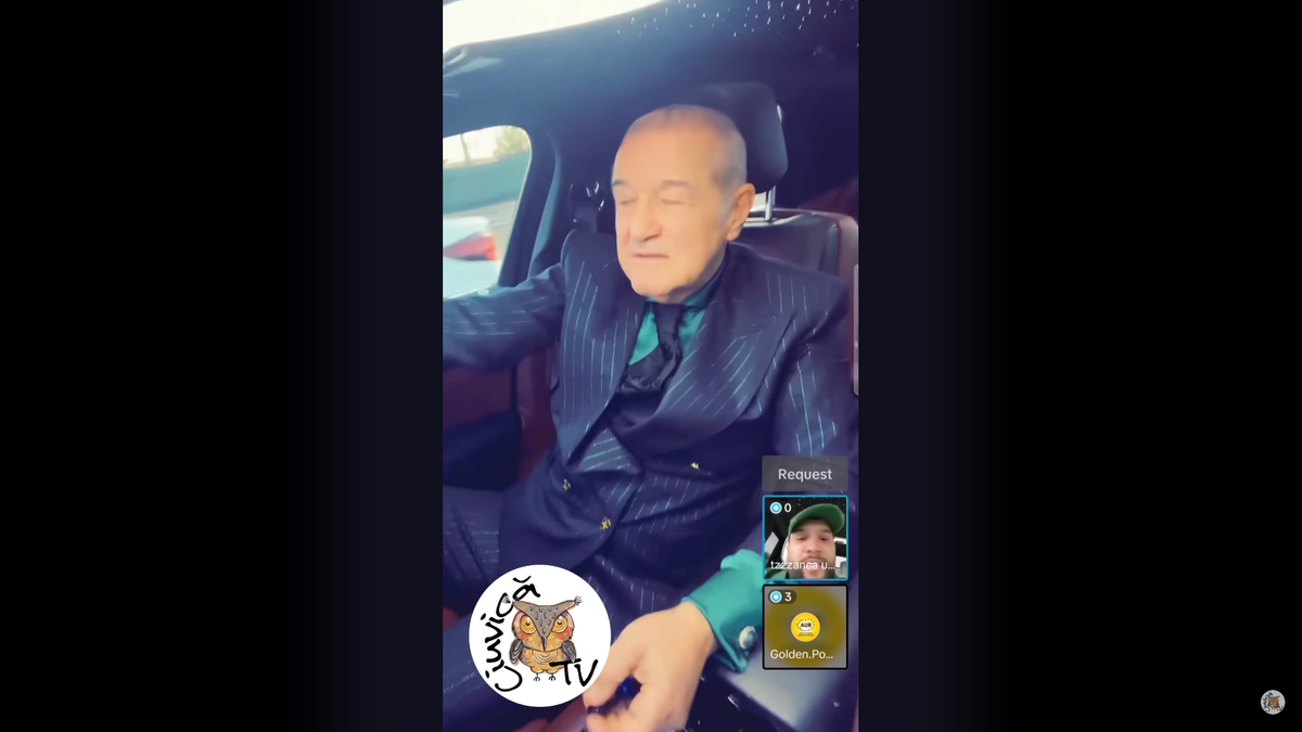 Gigi Becali, pe live cu Tzancă Uraganu