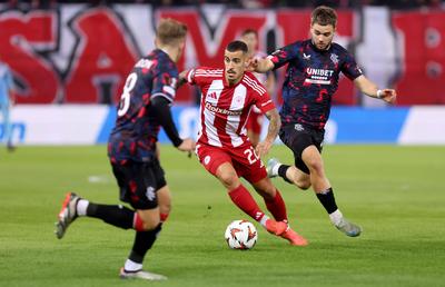 Olympiakos - Rangers 1-1 » Următoarea adversară a celor de la FCSB a remizat la capătul unui meci echilibrat