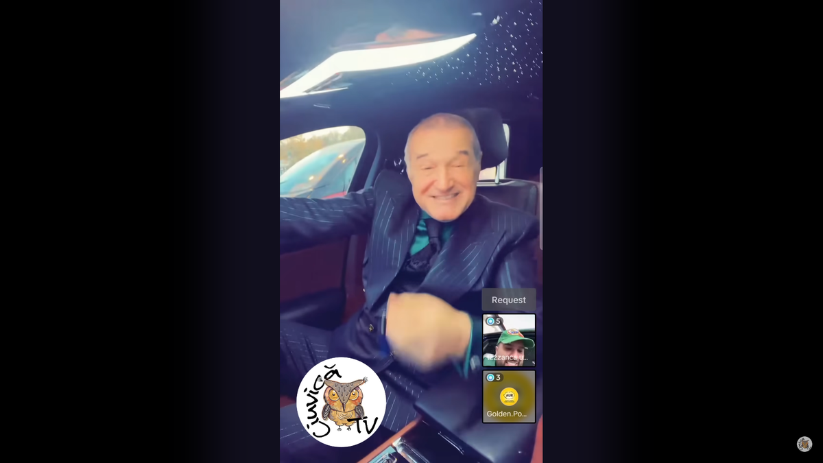 Gigi Becali, pe live cu Tzancă Uraganu