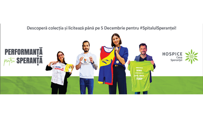 Performanță pentru speranță. De la campioni ai sportului, pentru campioni ai binelului!