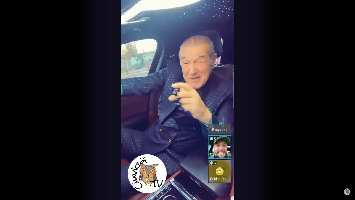 Gigi Becali, pe live cu Tzancă Uraganu