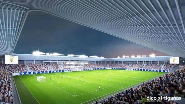 Proiectul pentru stadionul din Bistrița