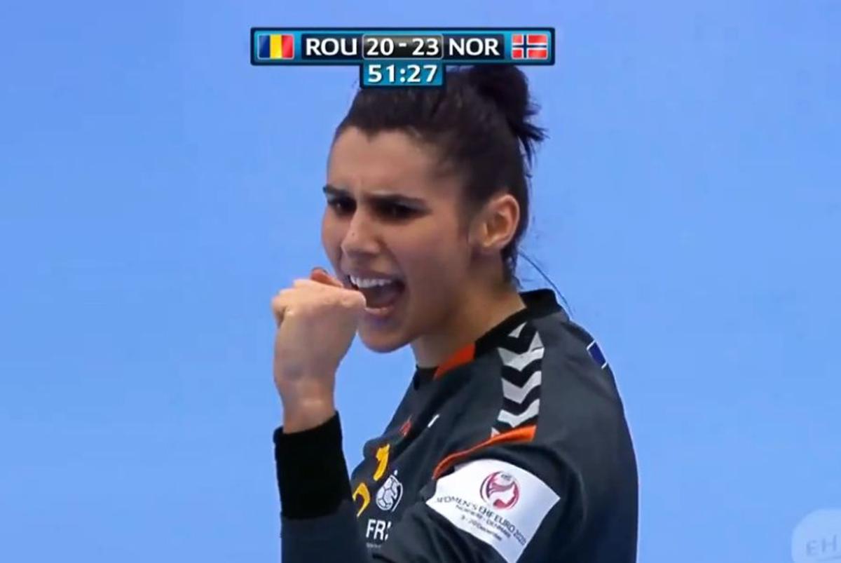 ROMÂNIA - NORVEGIA 20-28. VIDEO Denisa Dedu, parada serii la Europeanul de handbal! Dublă intervenție miraculoasă în fața lui Heidi Loke