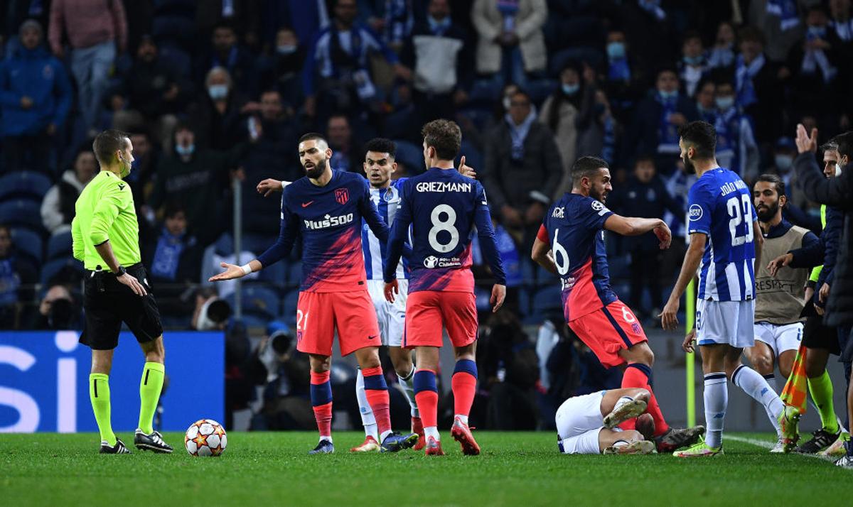 Încăierare generală în FC Porto - Atletico Madrid