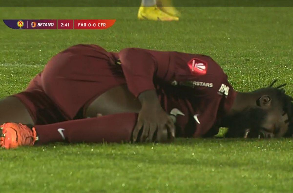 Borza, roșu în Farul - CFR Cluj