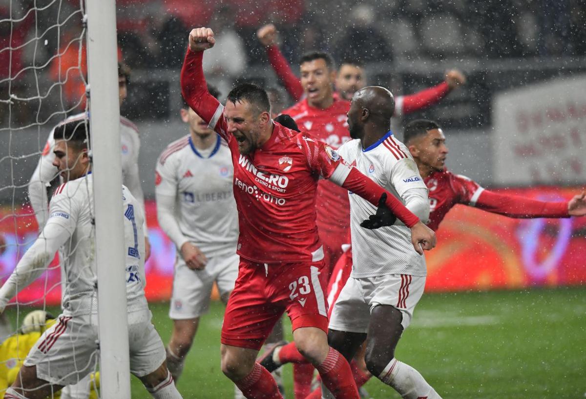 Dinamo - Oțelul 3-3, în ultima etapă a grupelor Cupei României Betano » Gălățenii s-au calificat în sferturi