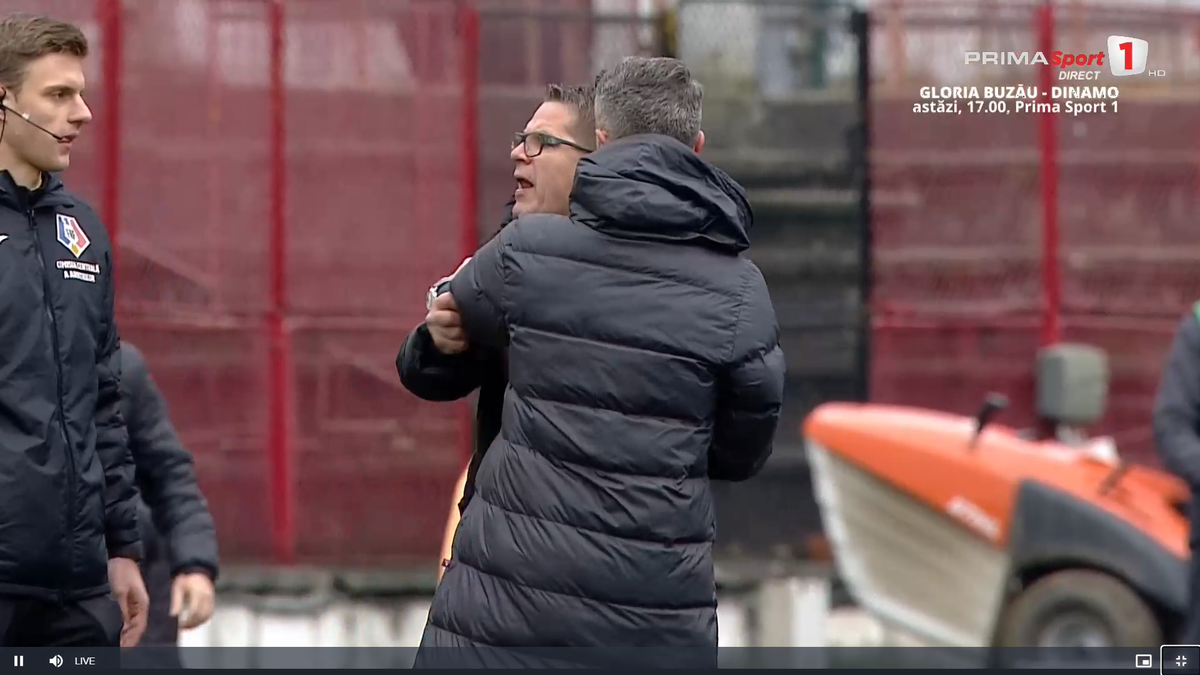 Flavius Stoican a cedat nervos la finalul meciului CSM Reșița - Voluntari
