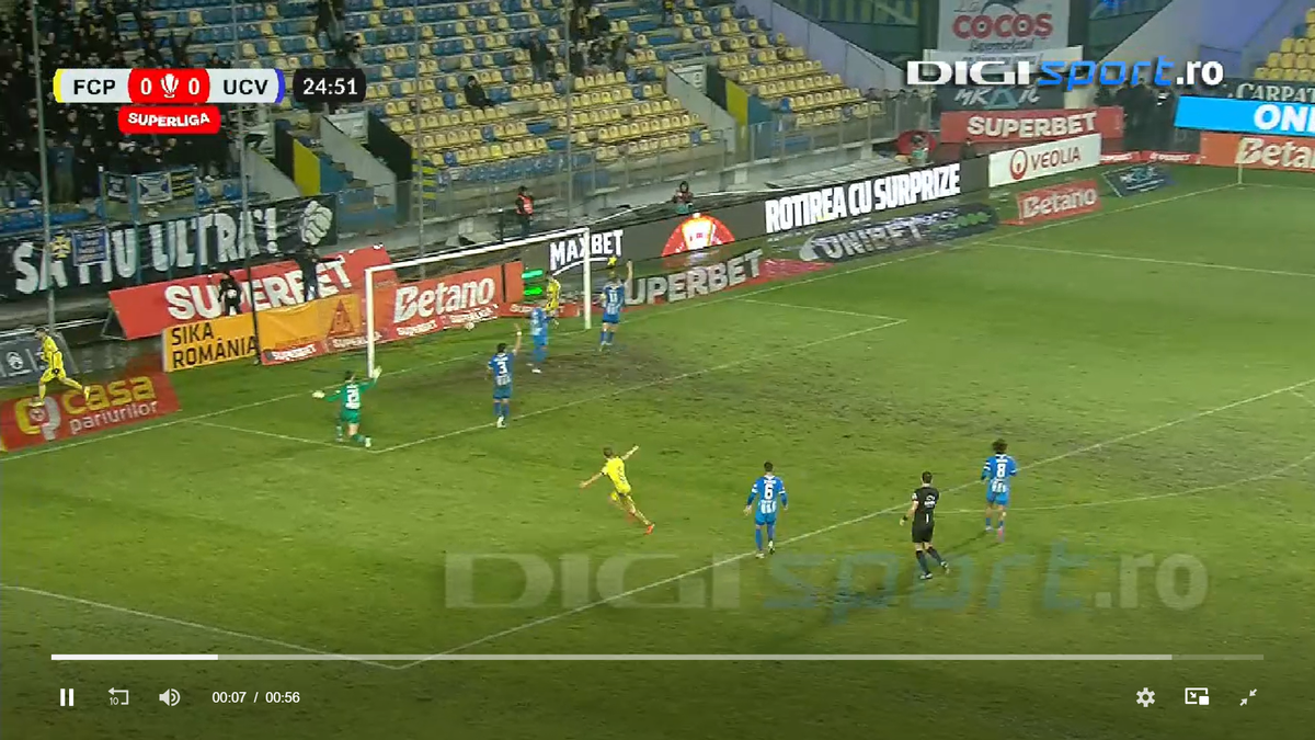 A fost sau nu valabil golul lui Tudorie? VAR a dat decizia după aproape 4 minute