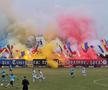 Atmosferă-manifest la un meci de Liga 3: „Apel din Timișoara: trezește, Doamne, țara!”