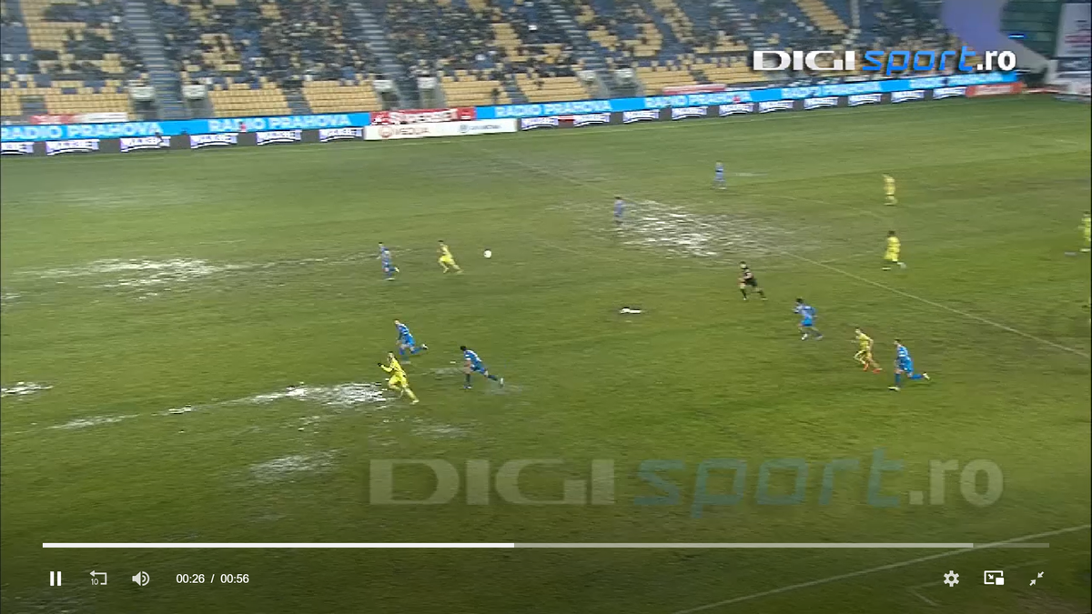 A fost sau nu valabil golul lui Tudorie? VAR a dat decizia după aproape 4 minute