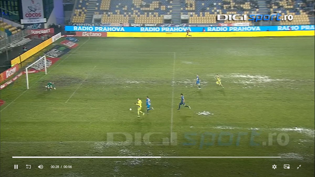 A fost sau nu valabil golul lui Tudorie? VAR a dat decizia după aproape 4 minute