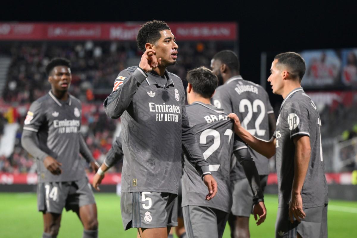 Girona - Real Madrid 0-3 » Scor de neprezentare în Catalonia! Fără brazilienii din atac, Bellingham și Mbappe au dus greul