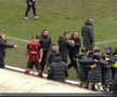 Flavius Stoican a cedat nervos la finalul meciului CSM Reșița - Voluntari, foto: captură Prima Sport