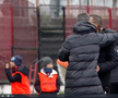 Flavius Stoican a cedat nervos la finalul meciului CSM Reșița - Voluntari, foto: captură Prima Sport