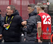 Flavius Stoican a cedat nervos la finalul meciului CSM Reșița - Voluntari, foto: captură Prima Sport