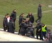 Flavius Stoican a cedat nervos la finalul meciului CSM Reșița - Voluntari, foto: captură Prima Sport