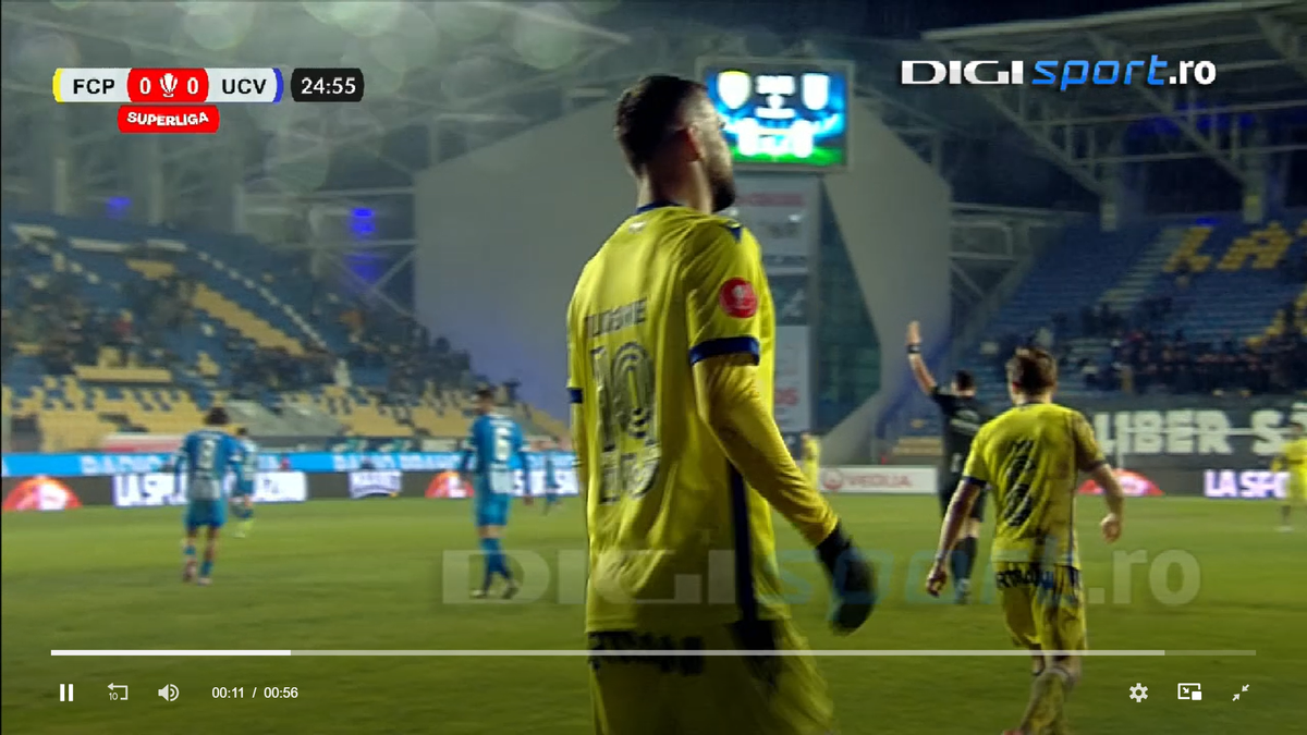 A fost sau nu valabil golul lui Tudorie? VAR a dat decizia după aproape 4 minute