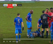Intrarea neglijentă a lui Sivis a lăsat-o pe Dinamo cu om în minus din minutul 26 » Din camera VAR nu s-a intervenit