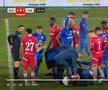 Intrarea neglijentă a lui Sivis a lăsat-o pe Dinamo cu om în minus din minutul 26 » Din camera VAR nu s-a intervenit
