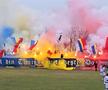 Atmosferă-manifest la un meci de Liga 3: „Apel din Timișoara: trezește, Doamne, țara!”
