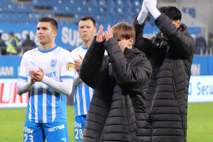 Reacția lui David Matei după Craiova - CFR Cluj // foto: Andrei Furnigă (GSP)