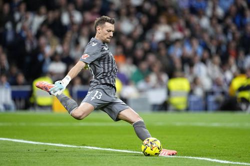 Ionuț Radu, în Real Madrid - Celta Vigo // foto: Imago Images