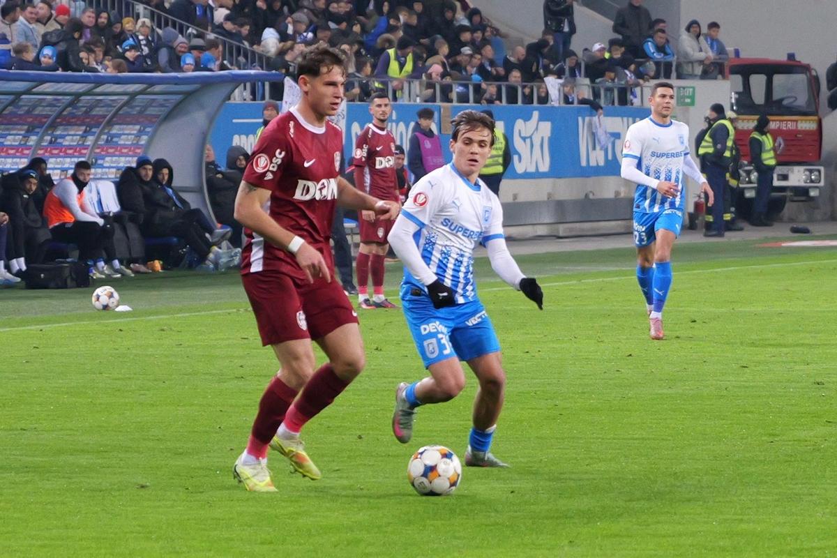 Cadou de la olteni! Universitatea Craiova s-a jucat cu ocaziile, iar CFR Cluj, cu Hindrich impresionant, obține un punct nesperat