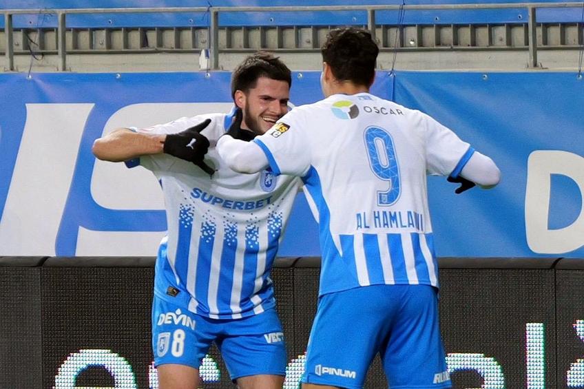 Tudor Băluță, sărbătorind golul contra CFR-ului // foto: Andrei Furnigă (GSP)
