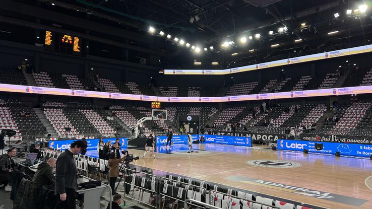 BTarena, pregătită de U-BT Cluj-Napoca - Partizan Belgrad/Foto: David Istrate (GSP.ro)