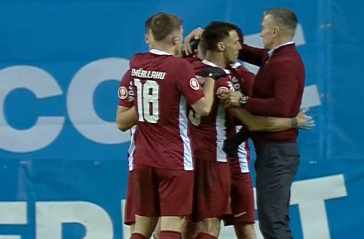 Daniel Pancu, explozie de bucurie la primul gol înscris de Louis Munteanu după două luni: a „țâșnit” pe gazon! Reacție curioasă a nouarului