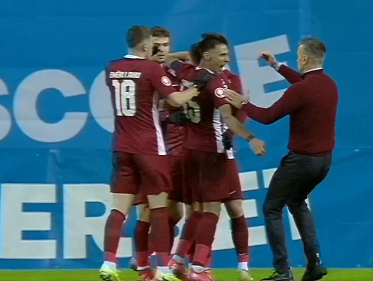 Daniel Pancu, explozie de bucurie la primul gol înscris de Louis Munteanu după două luni: a „țâșnit” pe gazon! Reacție curioasă a nouarului