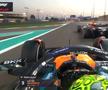Lando Norris, în momentul depășirii lui Yuki Tsunoda