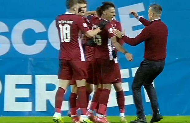 Daniel Pancu, explozie de bucurie la primul gol înscris de Louis Munteanu după două luni: a „țâșnit” pe gazon! Reacție curioasă a nouarului
