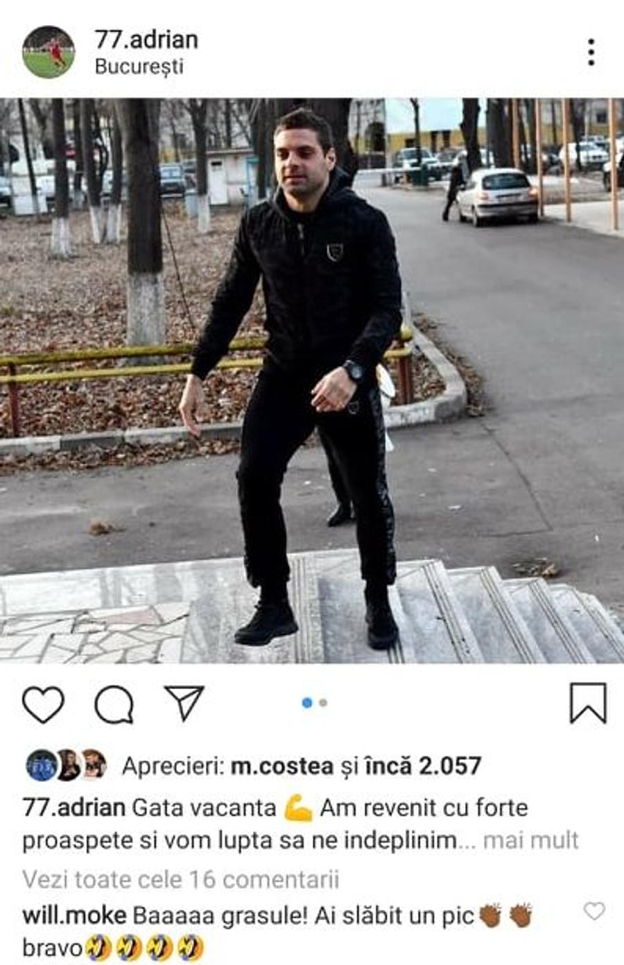 FCSB // Wilfred Moke, mesaj pentru Adi Popa, fostul său coleg: „Ai slăbit un pic. Bravo!!”