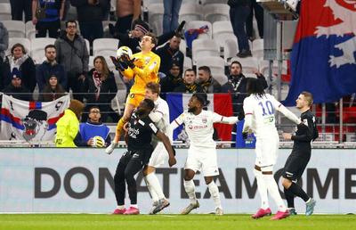 LYON - BREST 3-1 // FOTO Ciprian Tătărușanu a fost integralist și s-a calificat în semifinalele Cupei Ligii Franței