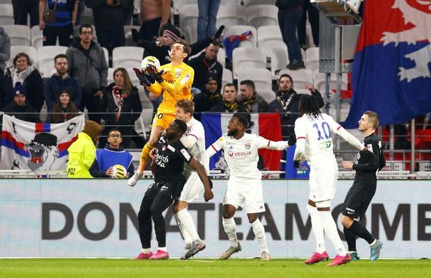 LYON - BREST 3-1 // FOTO Ciprian Tătărușanu a fost integralist și s-a calificat în semifinalele Cupei Ligii Franței