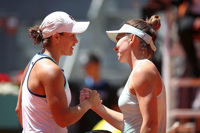 Simona Halep și Ashleigh Barty // FOTO: Guliver/GettyImages