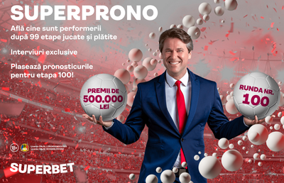 Ei sunt jucătorii cu cele mai multe puncte la SuperProno. Află ce pronosticuri au pentru runda 100