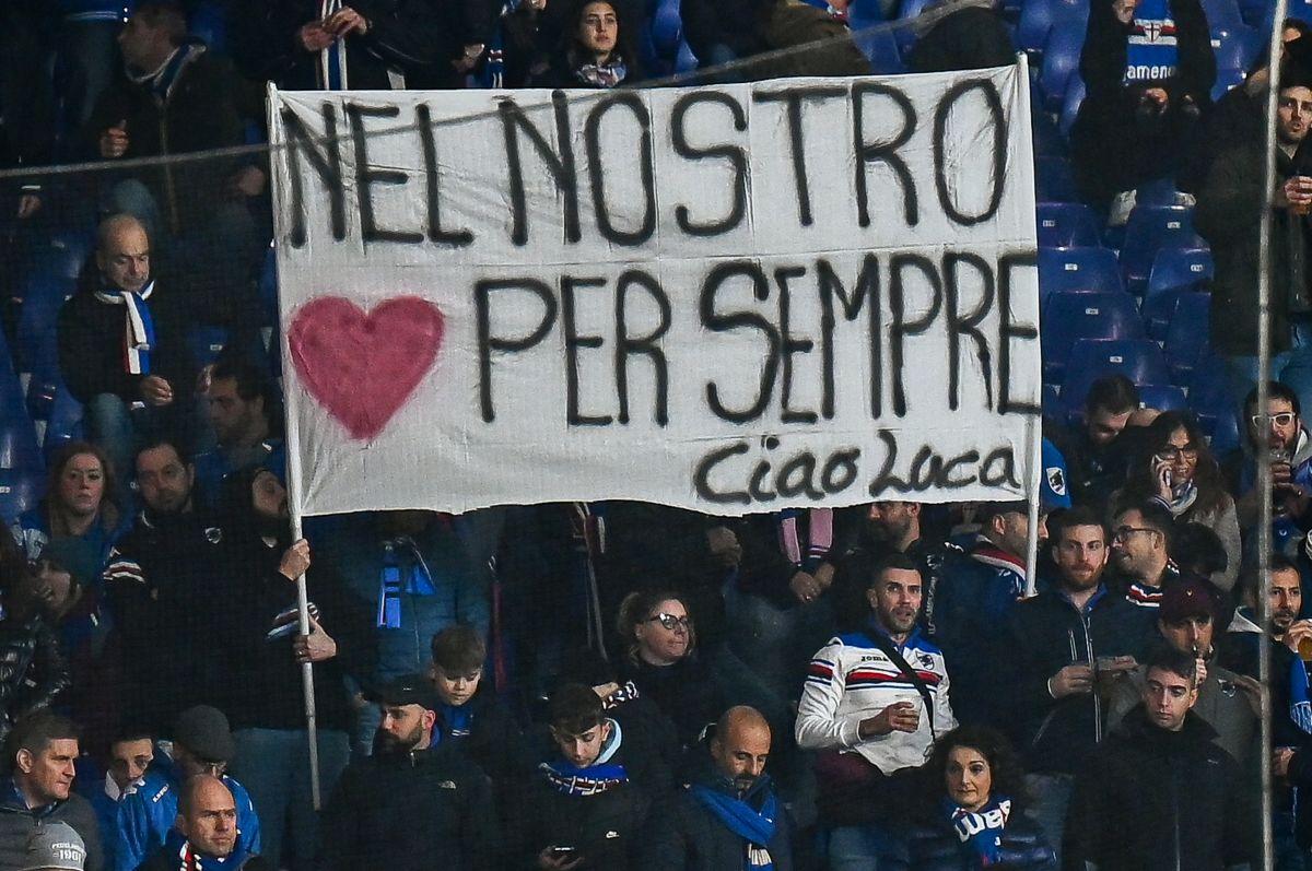Imagini emoționante la Sampdoria - Napoli » Un ultim omagiu pentru Gianluca Vialli