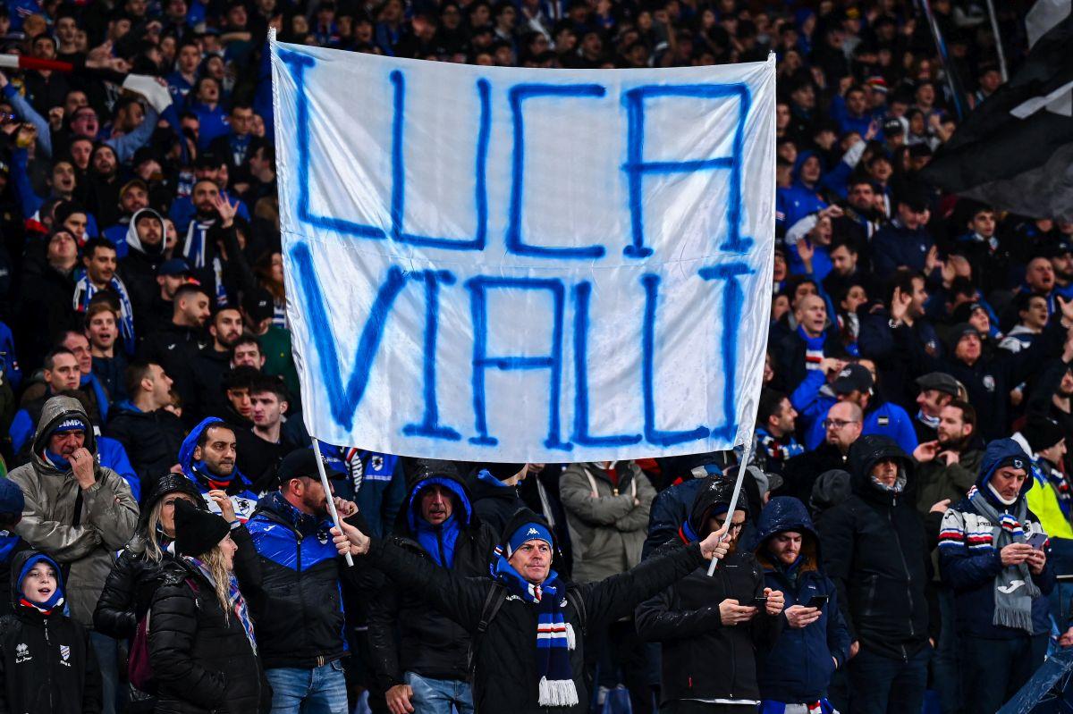 Imagini emoționante la Sampdoria - Napoli » Un ultim omagiu pentru Gianluca Vialli