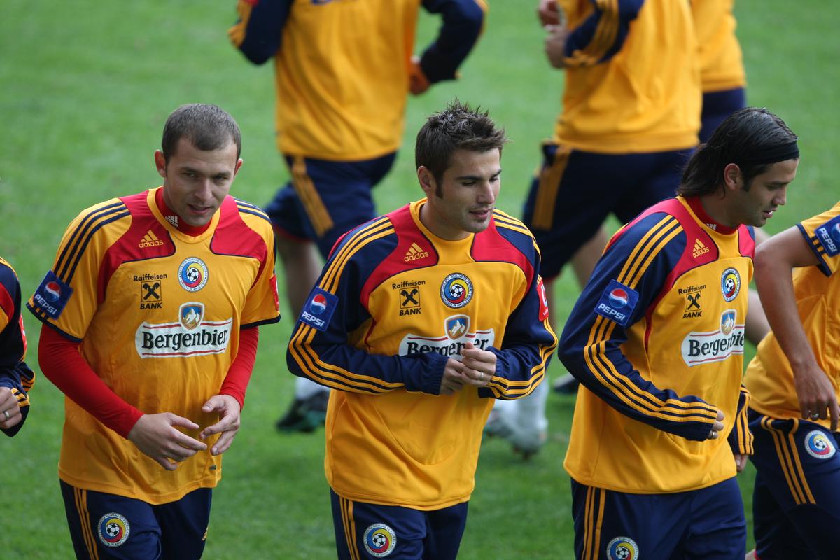 Adrian Mutu și Cristi Chivu